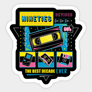 Nineties Devices Sticker